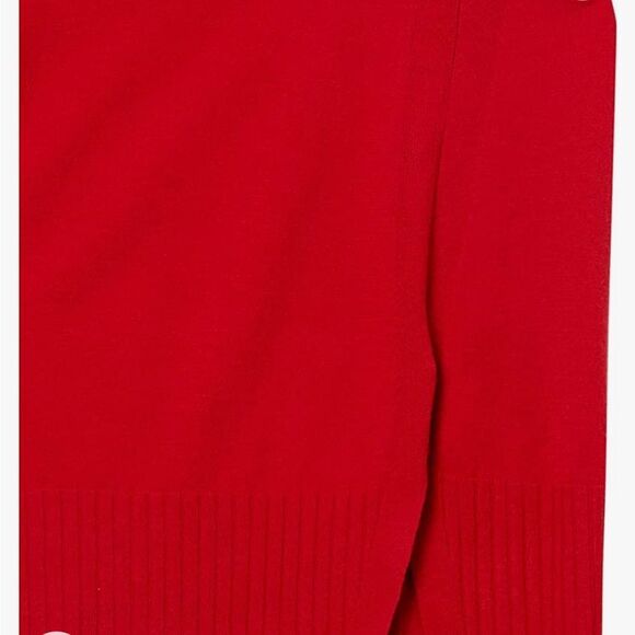 Lark & Ro Red Crewneck Side Split Sweater | Size L - Picture 9 of 12
